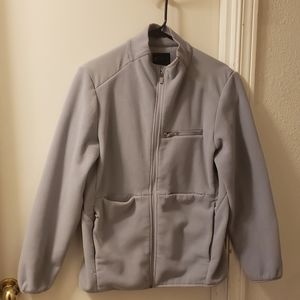 Womens On Fleece Figs Jacket In Cement XL